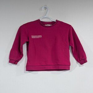 Pangaia 365 Midweight Sweatshirt Fuchsia Pink Size 5-6